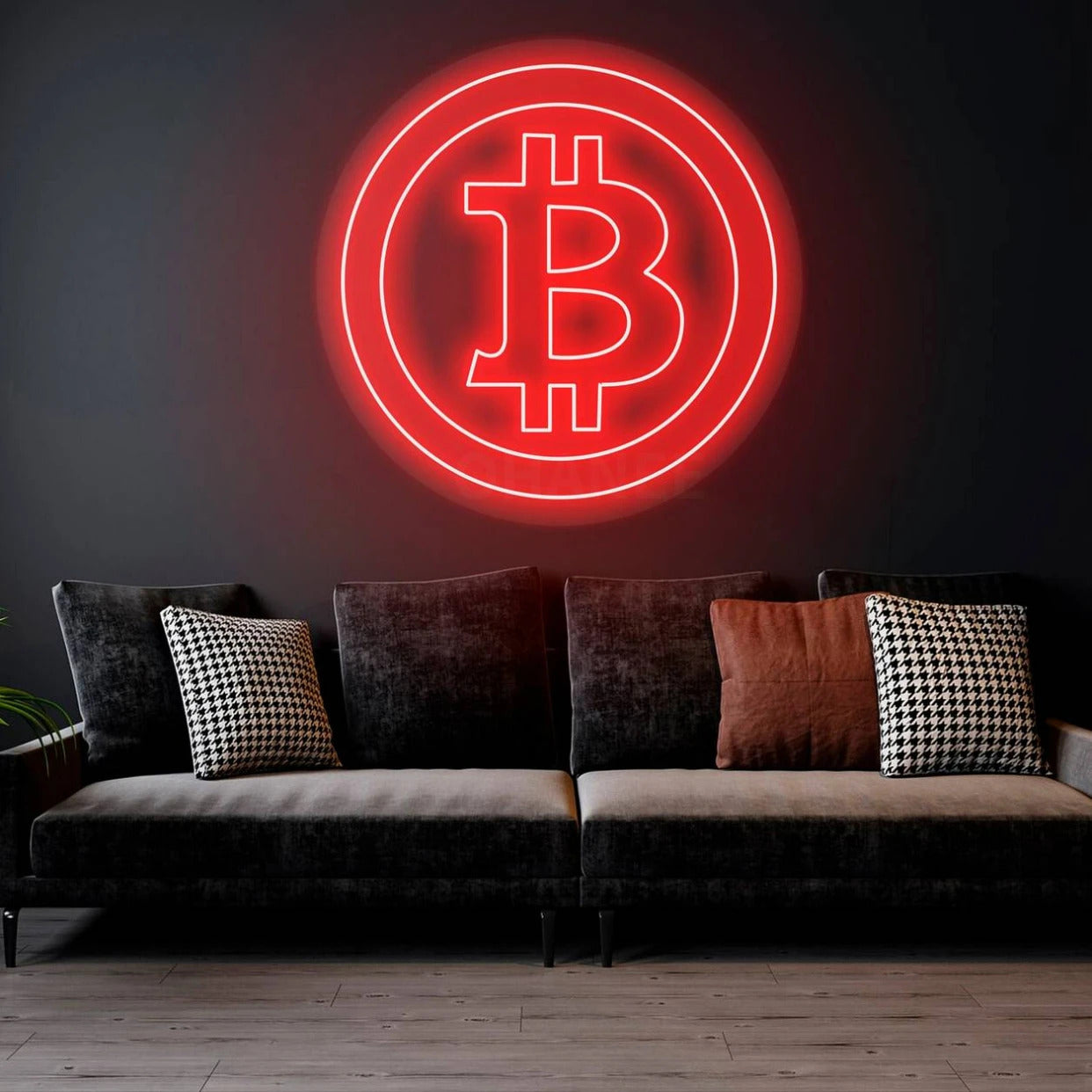 bitcoin-neon-light-red