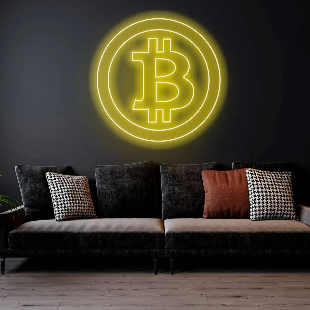 bitcoin-neon-light-yellow