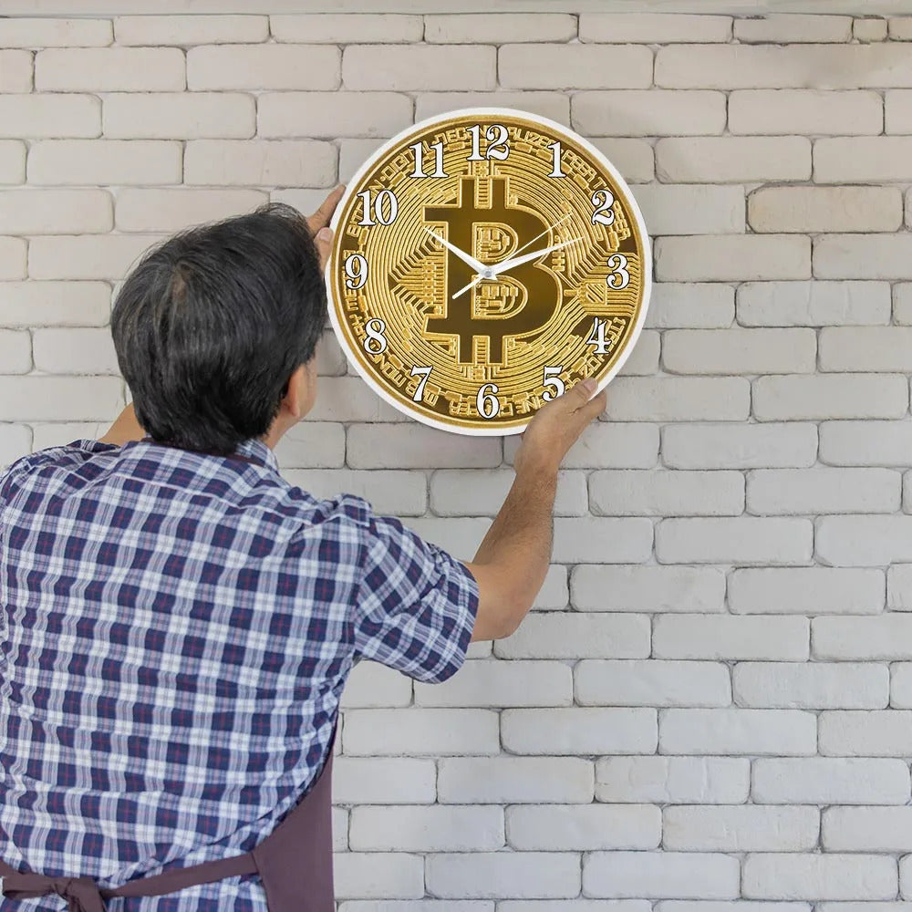 bitcoin-wall-clock-mounted