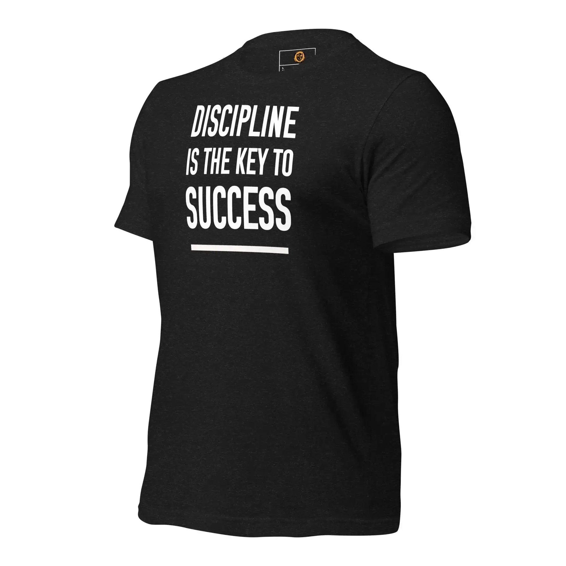 motivational-quote-t-shirt-discipline-key-to-success-left-side