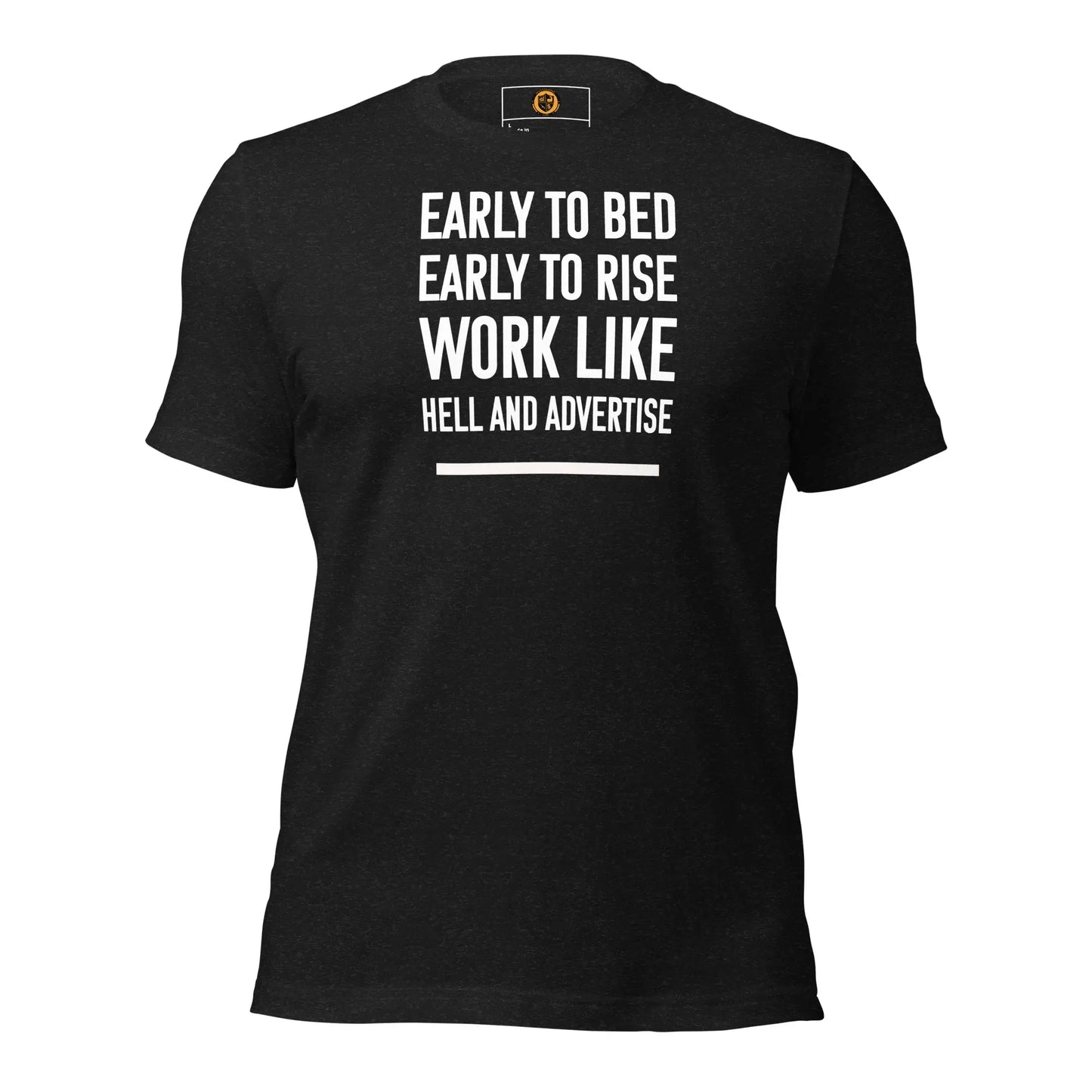 motivational-quote-t-shirt-early-to-bed-front