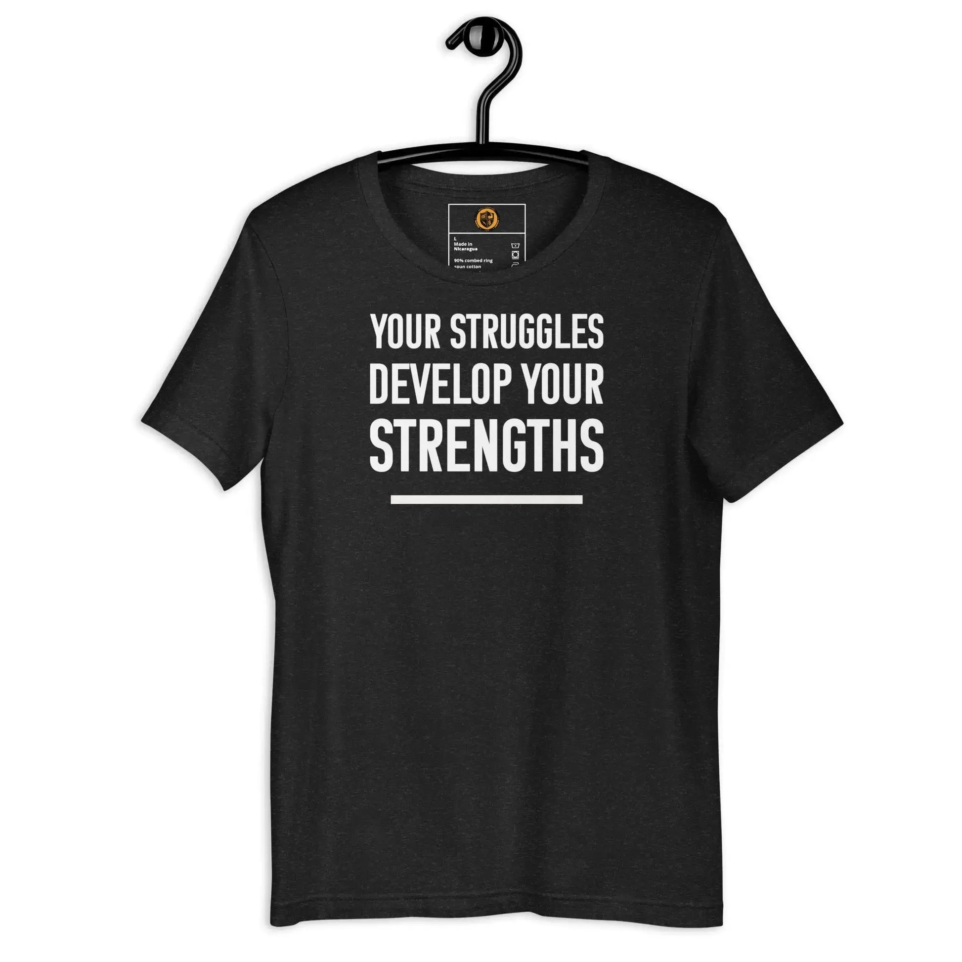 motivational-quote-t-shirt-your-struggles-develop-your-strengths-hanger