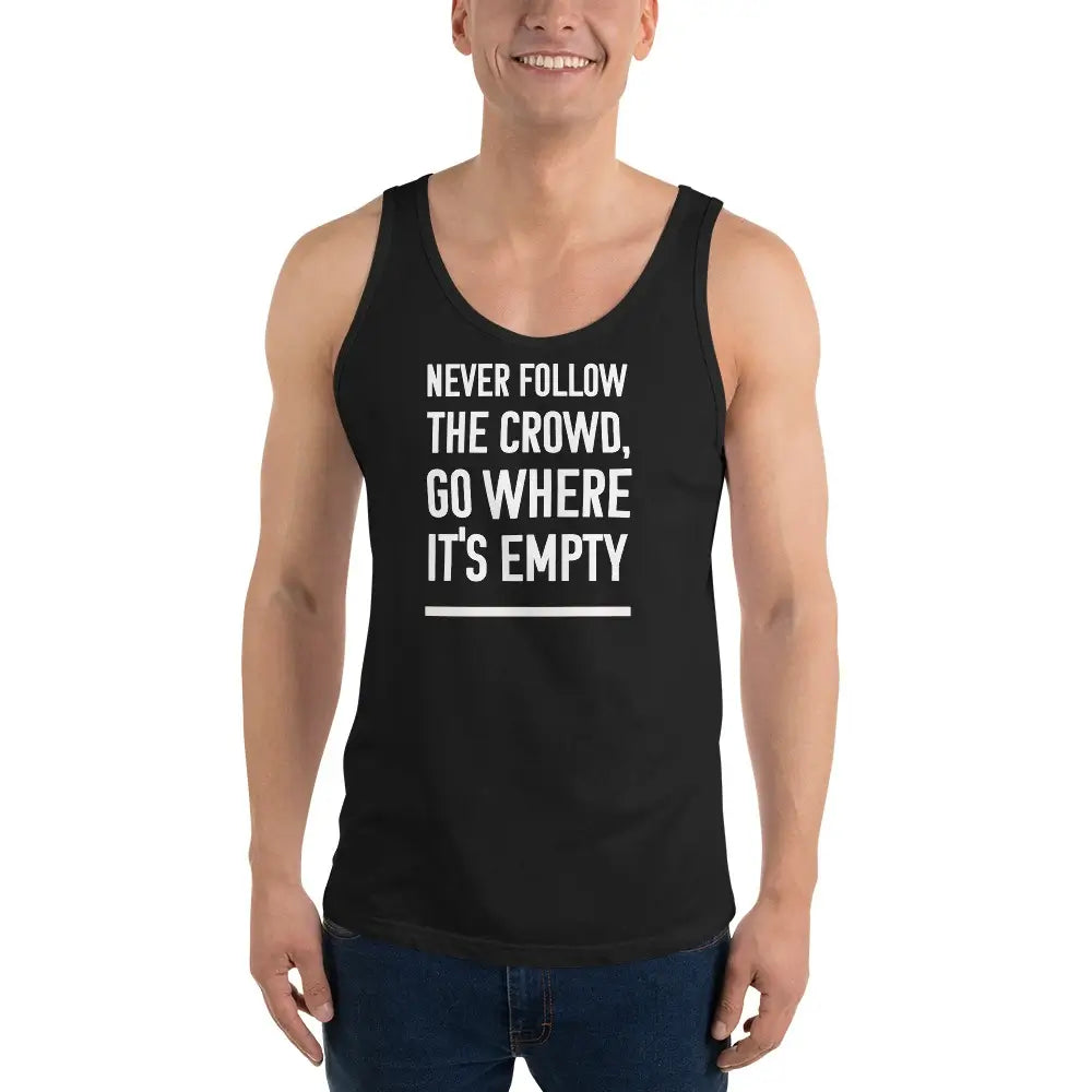 motivational-quote-tank-top-never-follow-the-crowd-front