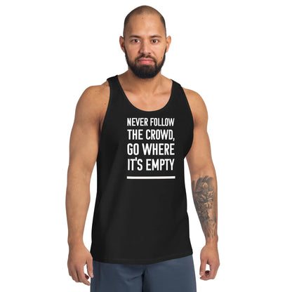 motivational-quote-tank-top-never-follow-the-crowd-model