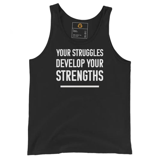 motivational-quote-tank-top-your-struggles-develop-your-strengths