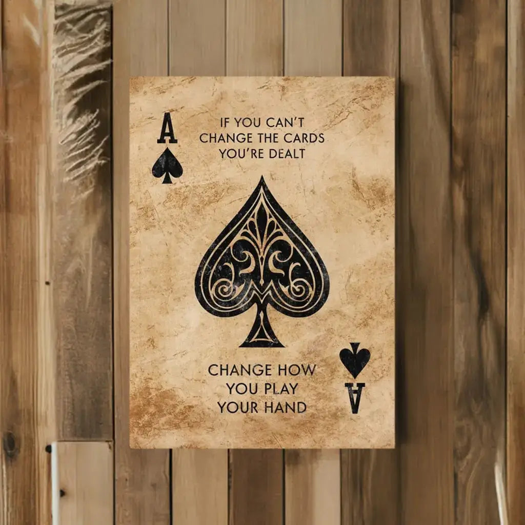 motivational-quote-wall-art-play-your-hand-hanging