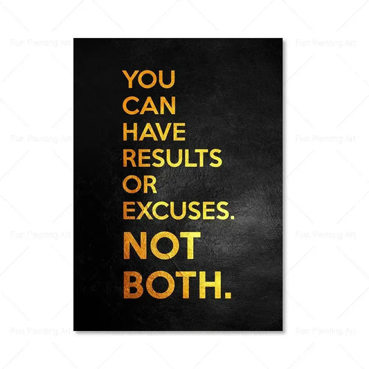 motivational-quote-wall-art-results-or-excuses