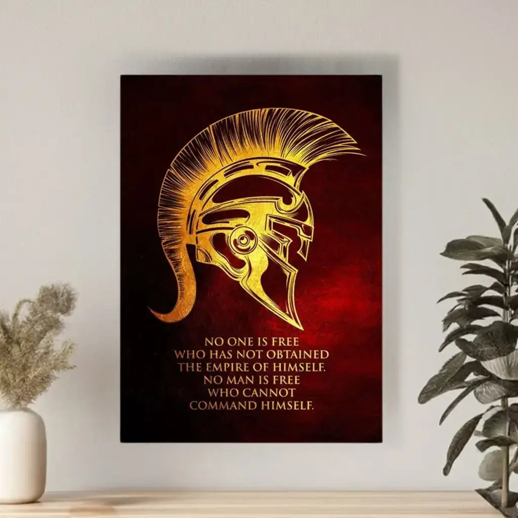 motivational-quote-wall-art-spartan-helmet-hanging